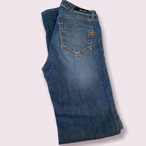 Miss Me jeans skinny fit tapered high rise 5 pockets button/zip closure size 26